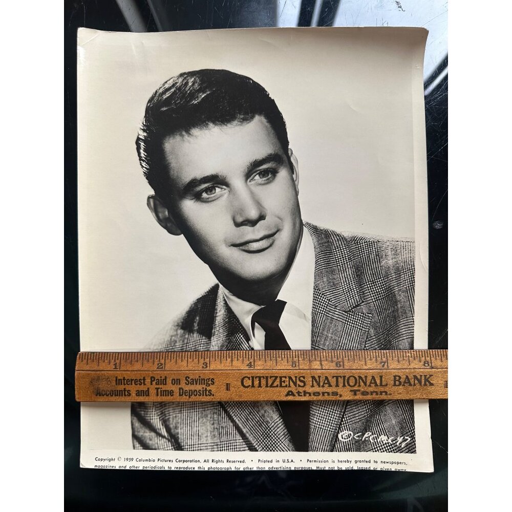 Vintage Michael Callan 1959 Dreamy Head Shot B&W 8x10 Photo - Picture 7 of 13